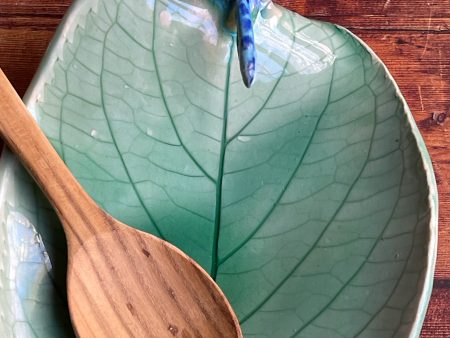 Dragonfly Leaf  plate 7 1 2” CLeaf 1 Discount