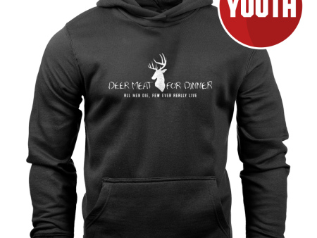 Youth Hoodie - Deer Meat For Dinner Sale