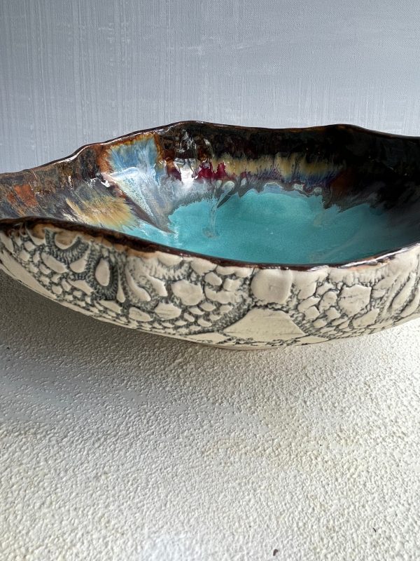 Organic pottery UMe 9 Rustic    bowl 8 C feature Online Hot Sale