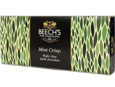 Beech s Fine Chocolate Mint Crisps Thin Wafers 150g For Discount