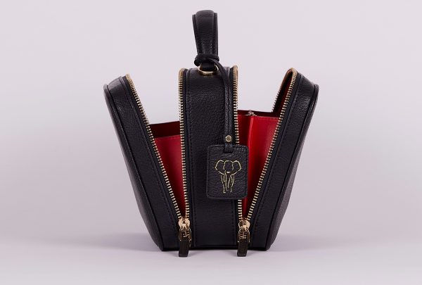 FERRON Signature Crossbody Vegan Bag - Black Online now