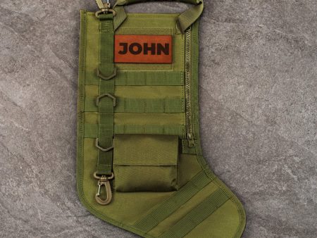 Personalized Tactical Christmas Stocking Hot on Sale