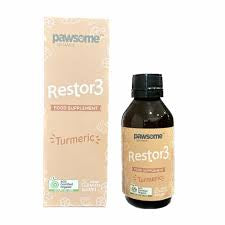 Pawsome Organics Restor3 Turmeric (with Flaxseed) 100ml on Sale