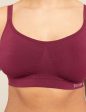 Boody Full Bust Wireless Bra Plum (XL) Online now