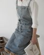 L Chaim Washed Denim Apron Supply