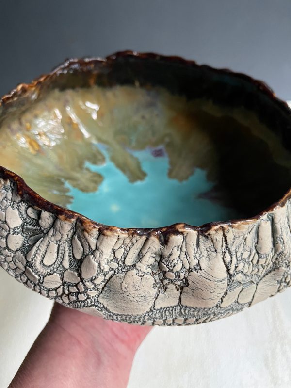 Organic pottery Urb 2 Rustic bowl 10 C Online now