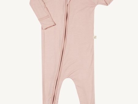 Boody Baby Long Sleeve Onesie (12-18mths) Rose on Sale