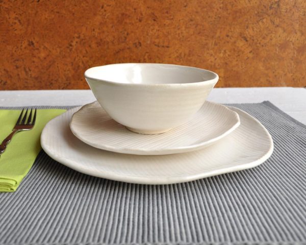 Minimalist dinnerware set, 3 pc For Cheap