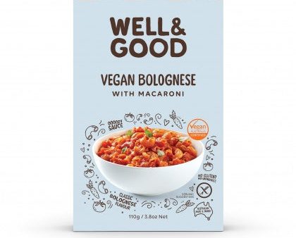 Well & Good Vegan Bolognese with Macaroni (G F) 110g on Sale