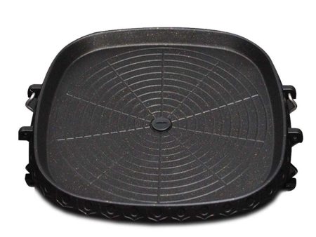 L Chaim Meats Portable Korean BBQ Butane Gas Stove Stone Grill Plate Non Stick For Discount