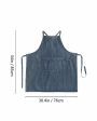 L Chaim Washed Denim Apron Supply