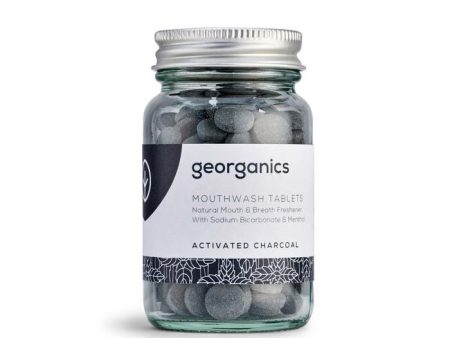 Georganics Mouthwash Tablets Activated Charcoal (180 tabs) For Cheap