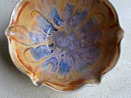 Serving bowl- FB3 golden mandala 4 cup Online