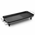 L Chaim Meats 68cm Electric BBQ Grill Teppanyaki Tough Non-stick Surface Hot Plate Discount