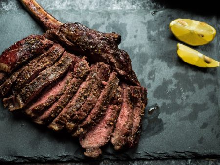 American Bison Ribeye Steak - Bone In Hot on Sale