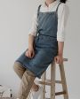 L Chaim Washed Denim Apron Supply