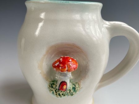 Mushroom House mug MH1 18 oz For Sale