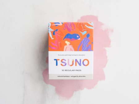 Tsuno Natural Bamboo Pads Regular (10pk) For Sale