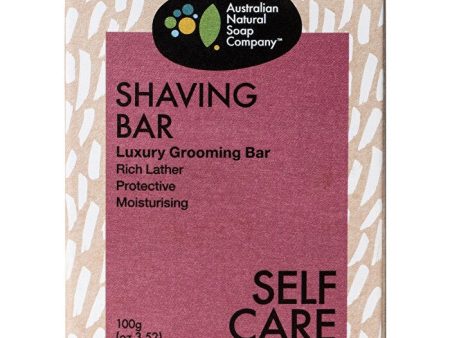 Australian Natural Soap Company Shaving Bar 100g Supply