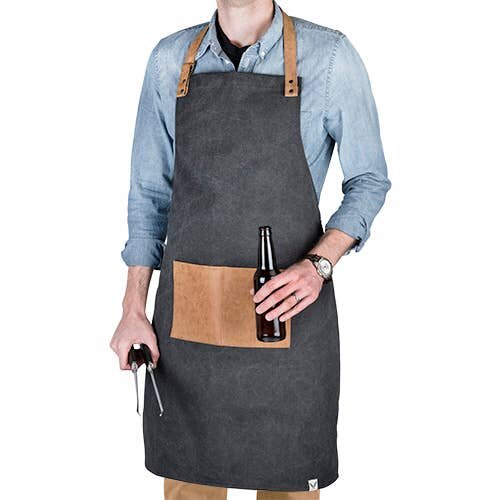 L Chaim Foster & Rye Canvas Grilling Apron Online Sale