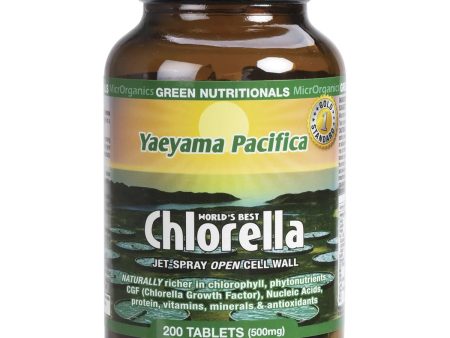 Green Nutritional Yaeyama Pacifica Chlorella Tablets 500mg (200pk) Online