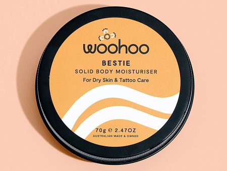 Woohoo Body Bestie Solid Body Moisturiser (Tin) for Dry Skin 70g Online