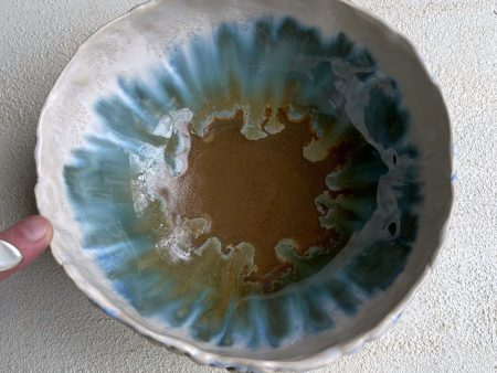 Organic Rustic bowl L3 in Crystalline Mirror 4 cup Hot on Sale