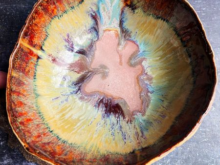 Organic pottery UR4 Rustic bowl 2 cups Online