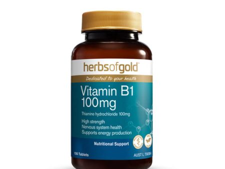 Herbs of Gold Vitamin B1 100mg (100pk) For Discount