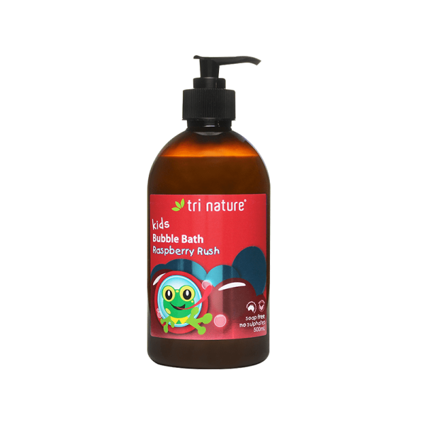 Tri Nature Kids Bubble Bath Raspberry Rush 500ml Online Sale